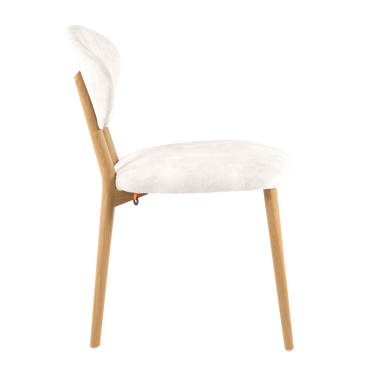 Mobitec :: Toro C01 upholstered chair, white, width 48 cm
