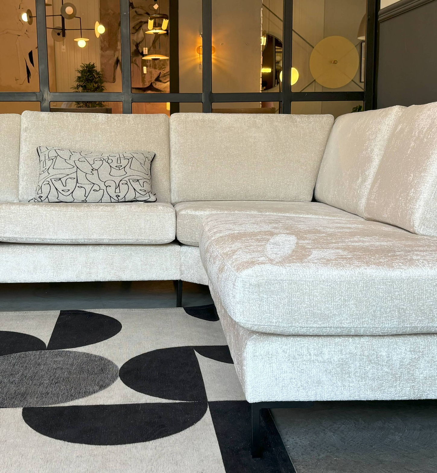Nordic Line :: Ecksofa / modulares Ecksofa London Deep cream