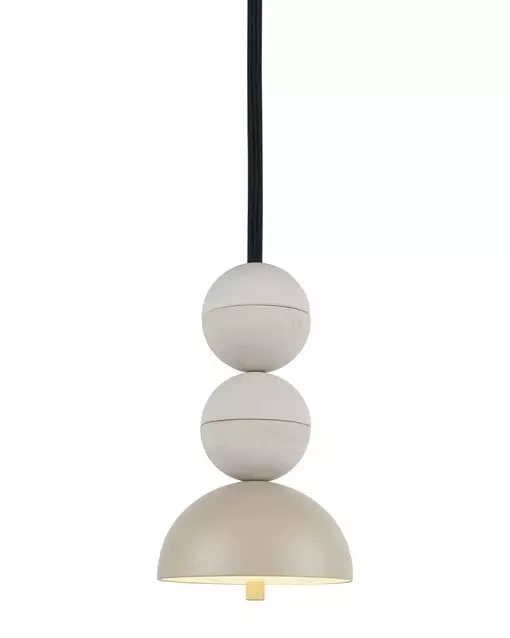 LOFTLIGHT :: Lampa wisząca Bosfor Concrete Aluminium szara śr. 15 cm