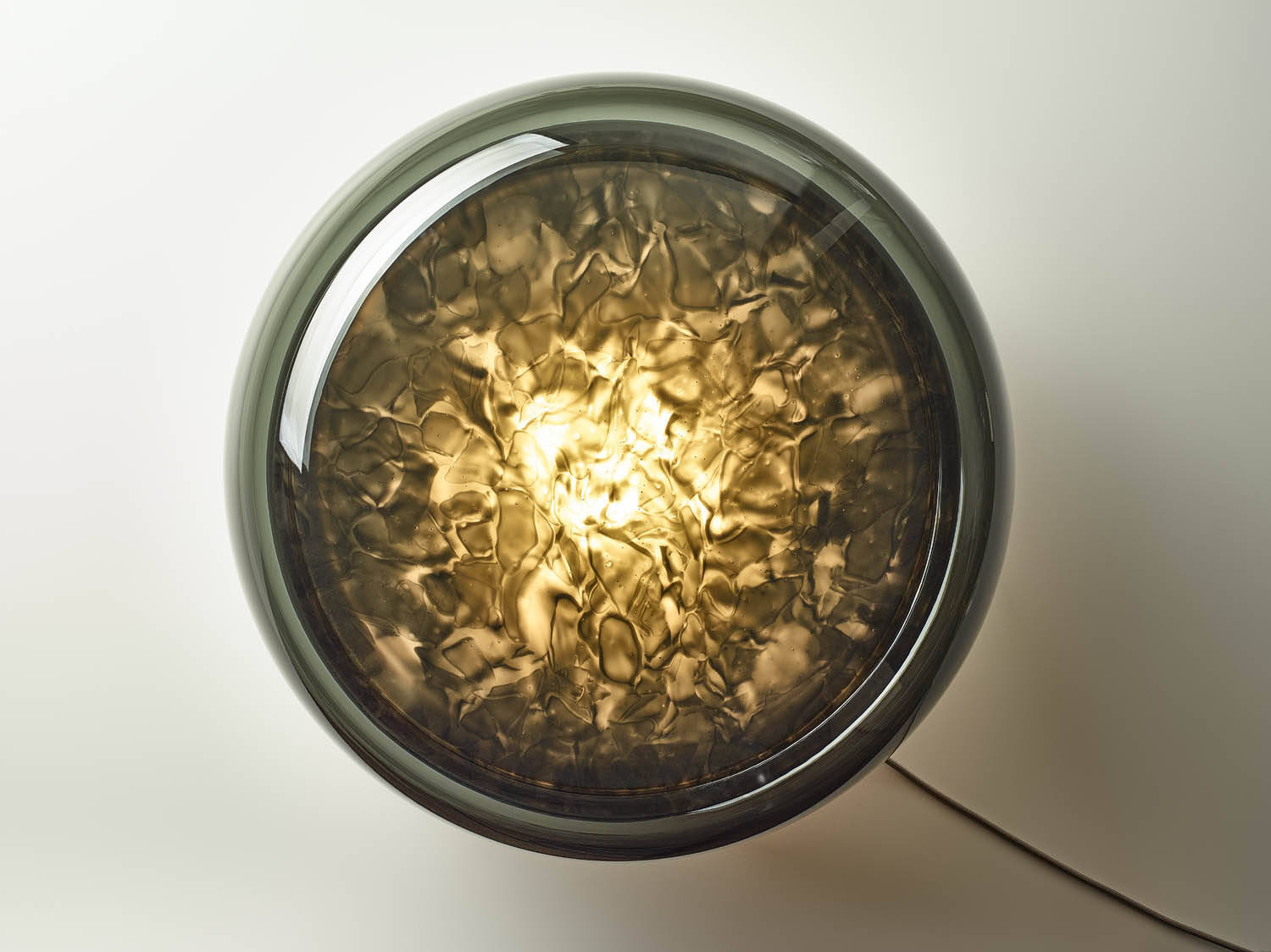 Brokis :: Lampa Macaron Small śr. 30 cm transparetny szary