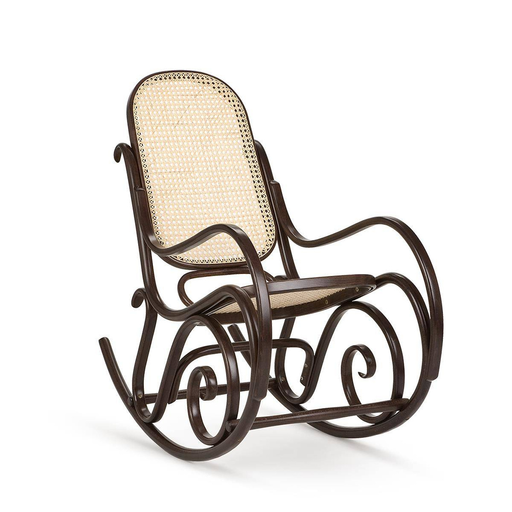 Paged :: Rocking chair B-8250 brown, width 53.5 cm