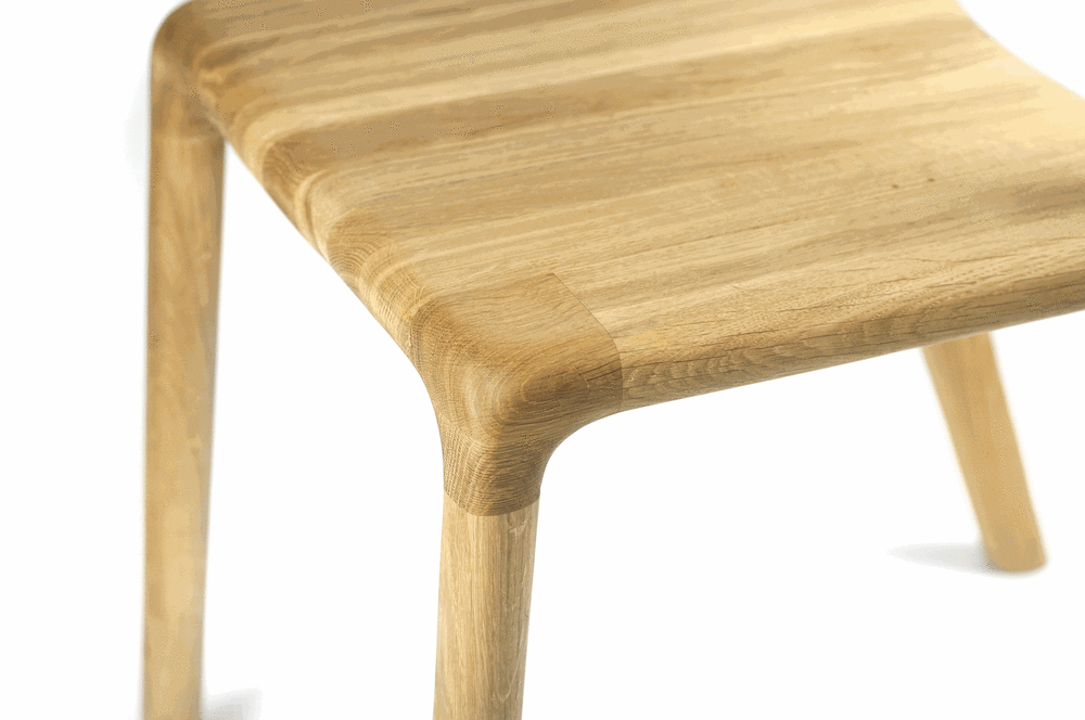 Szyszka Design :: Stuhl aus Holz Flux braun