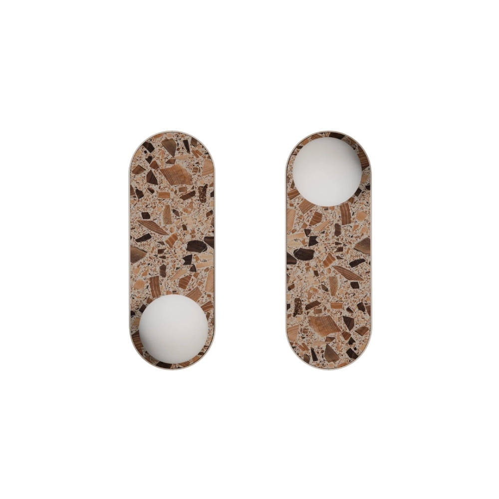 Kaspa :: Lampa ścienna / kinkiet Apolin wys. 65 cm biały