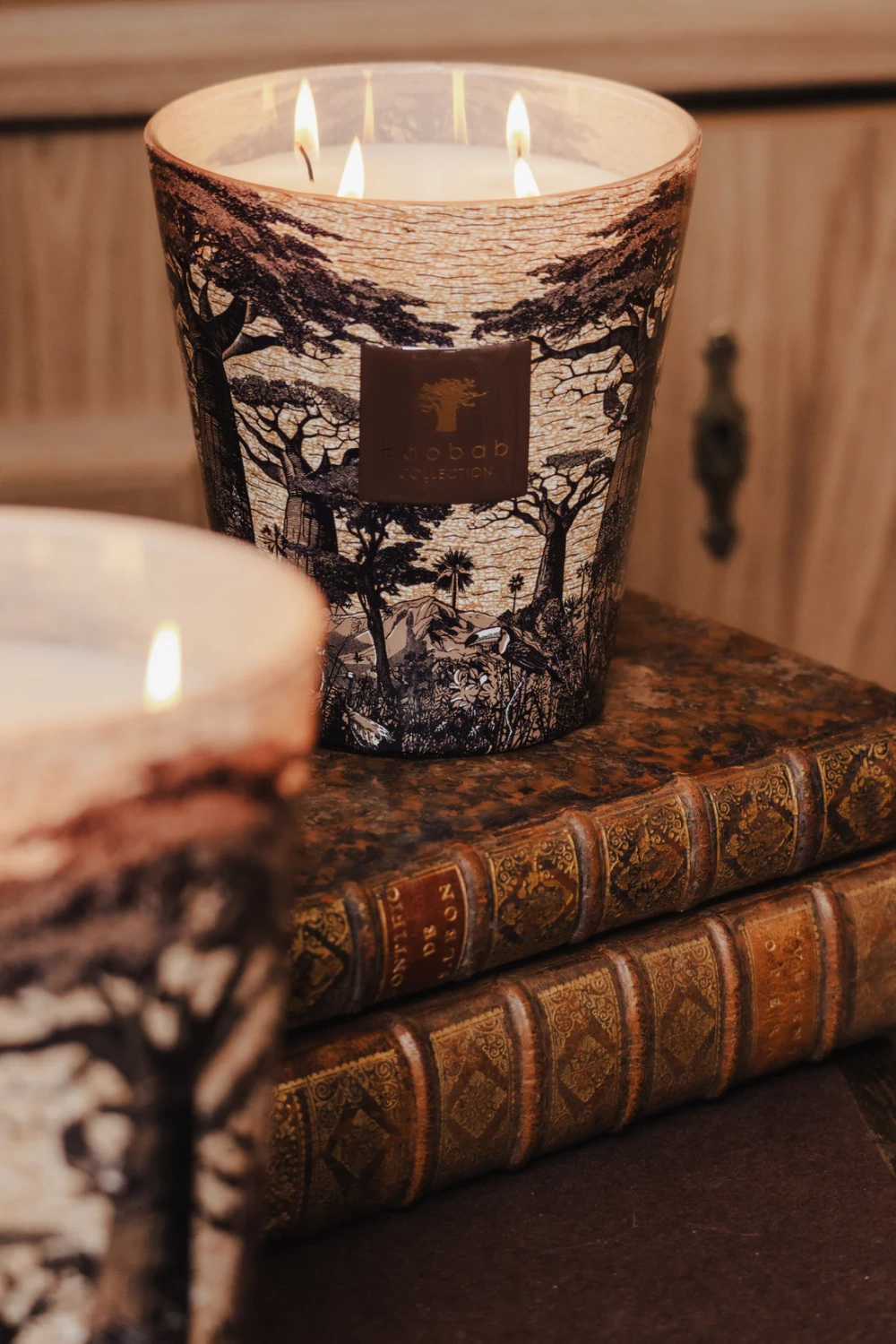 Baobab :: Świeca zapachowa Sacred Trees Mankono cynamon / migdał / drewno cedrowe