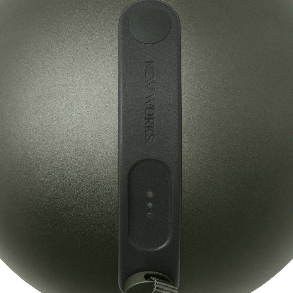 New Works :: Sphere portable lamp dark green (also for outdoor use)