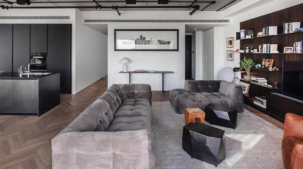 Nordic Line :: Sofa tapicerowana Michelle (dawniej Michelin) 3-osobowa szara 236x68x105 cm