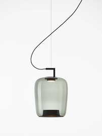 Brokis :: Double long pendant lamp, height 52.4 cm, gray