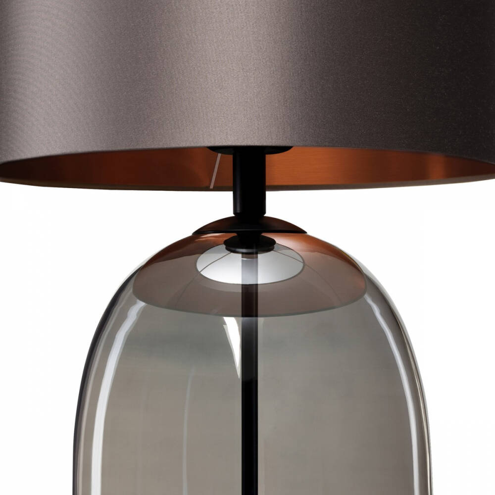 Kaspa :: Salvador Black table lamp, graphite and black, height 55 cm