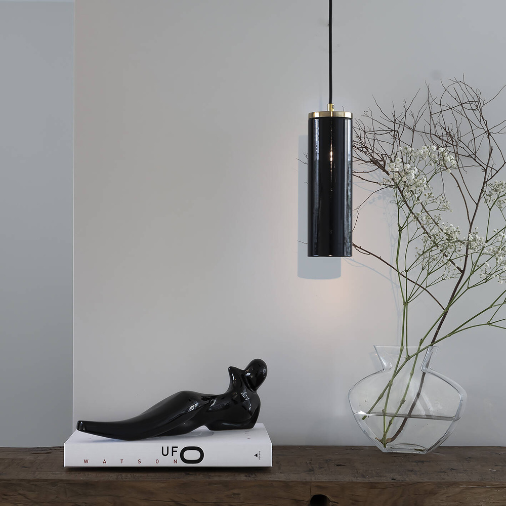 Embassy Interiors :: Copenhagen Hängelampe, schwarz, Höhe 25 cm