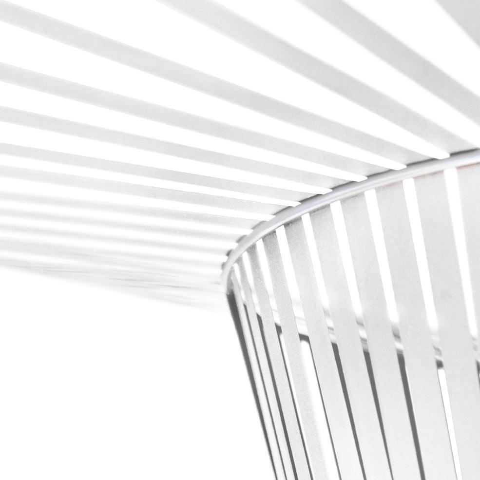 Petite Friture :: Hängelampe aus Metall Vertigo Durchmesser 200 cm weiß