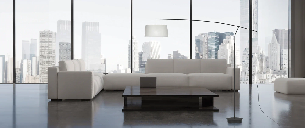 Robin :: Raisa floor lamp, height 160-190 cm, white