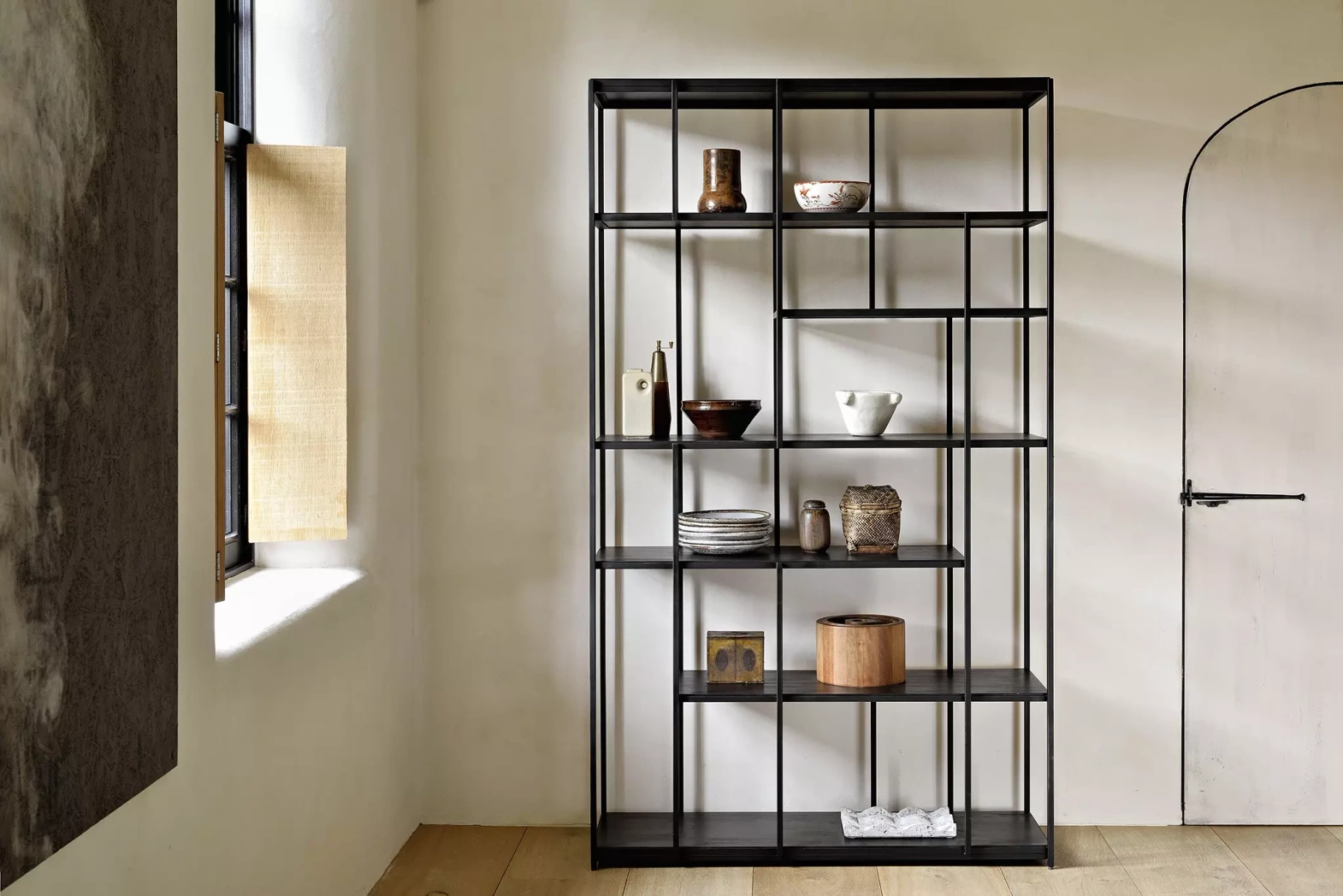 Ethnicraft :: Bookcase Studio 120 x 40 x 205 cm