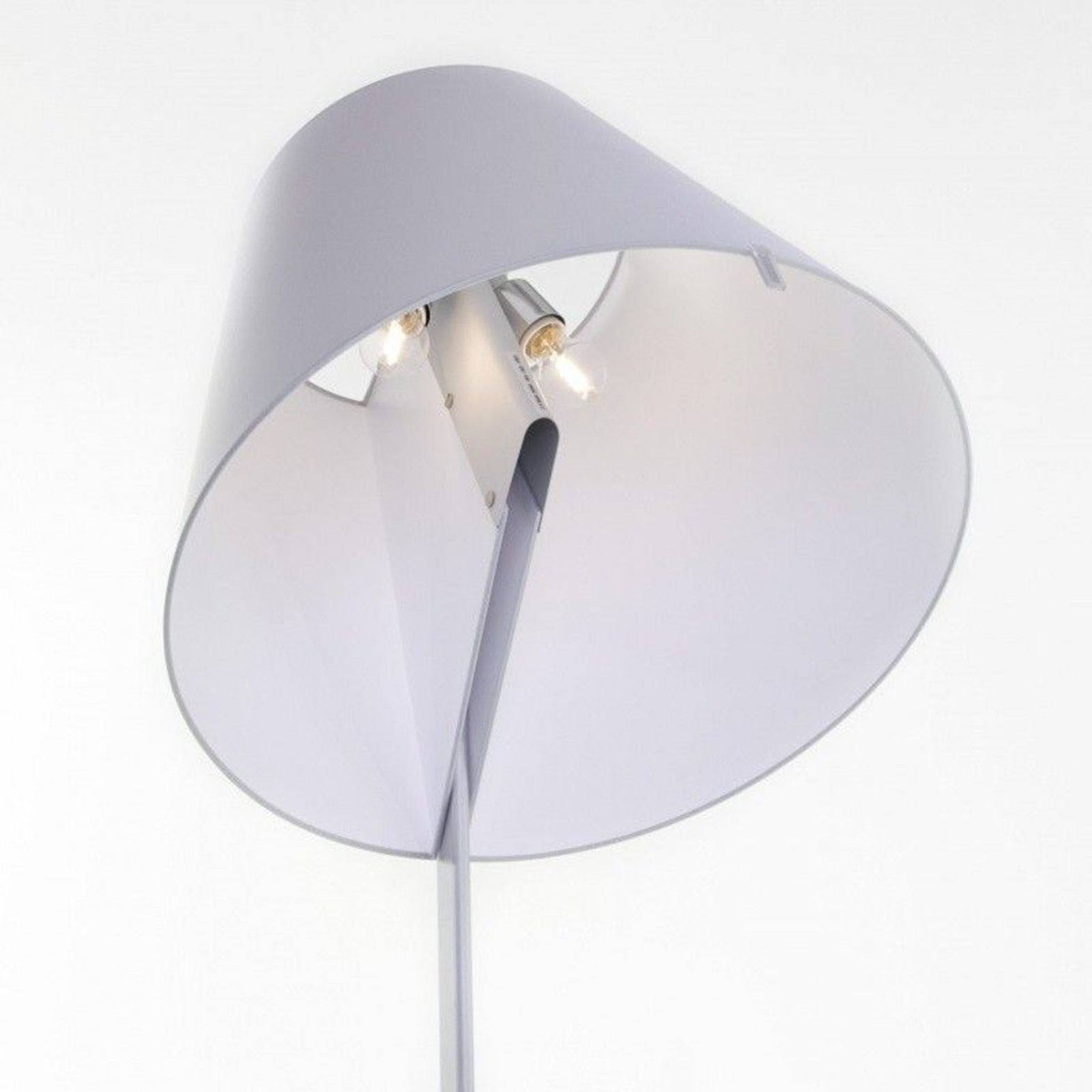 Artemide :: Stehlampe aus Aluminium Melampo Mega Höhe 174 cm grau
