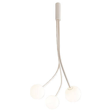 Karman :: Moony 3 ceiling lamp, height 150 cm, white