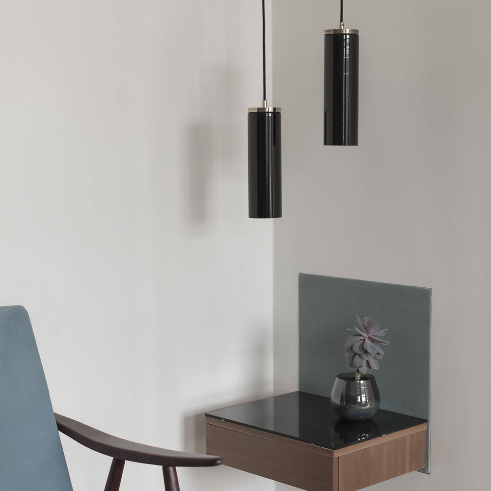 Embassy Interiors :: Copenhagen Hängelampe, schwarz, Höhe 25 cm