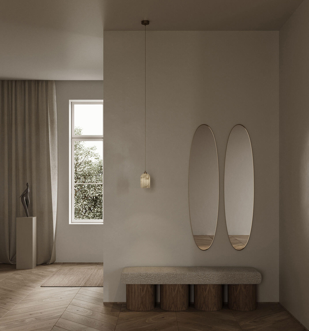 Embassy Interiors :: Urania Alabaster Pendelleuchte, Durchmesser 9,5 cm