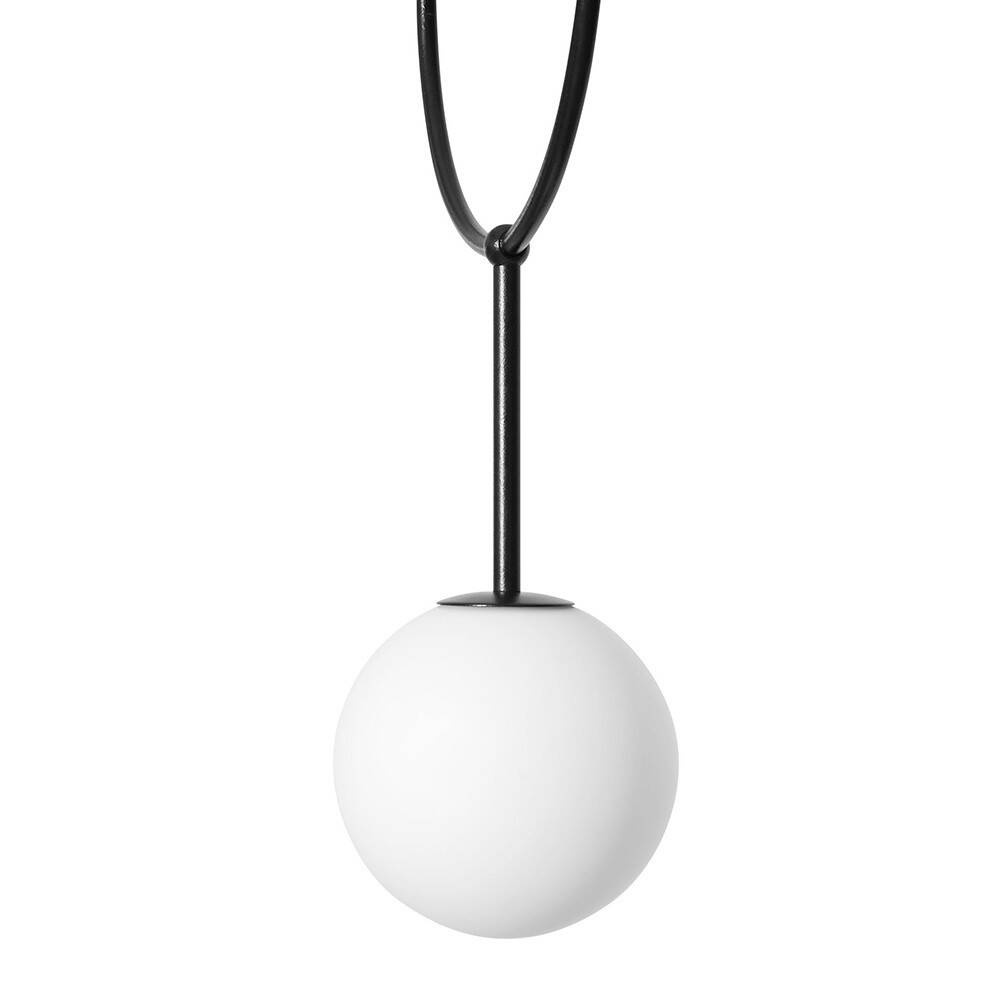 Ummo :: Isuulla C ceiling lamp, black, height 41 cm, IP44