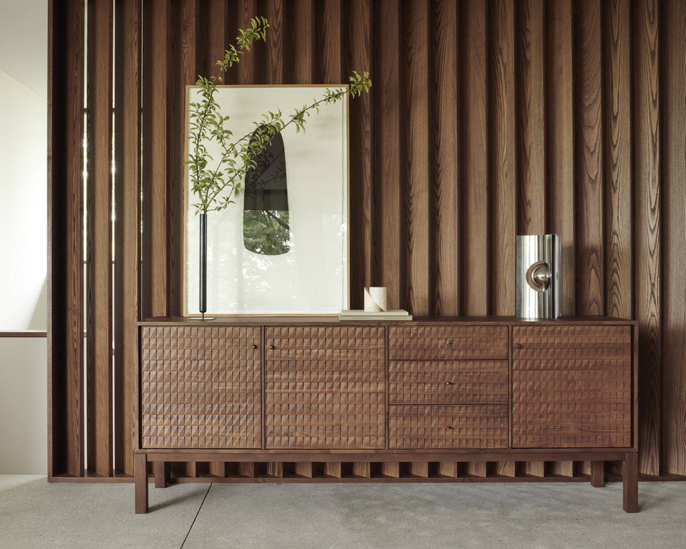 Ethnicraft :: Sono chest of drawers, width 228 cm, teak wood