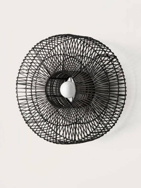 Aromas :: Hedula Wandleuchte/Wandleuchte Durchmesser 60 cm schwarz