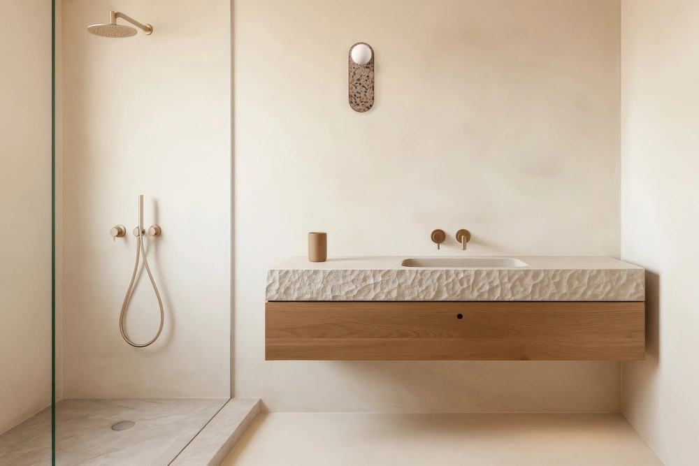 Kaspa :: Lampa ścienna / kinkiet Legra owal szer. 13 cm terakota IP44