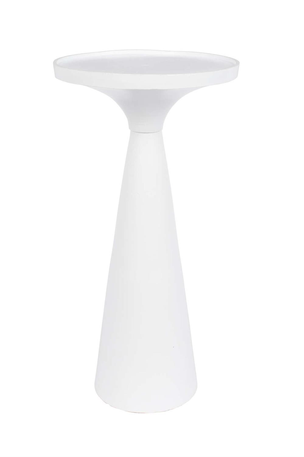 Zuiver :: Aluminum table Floss white