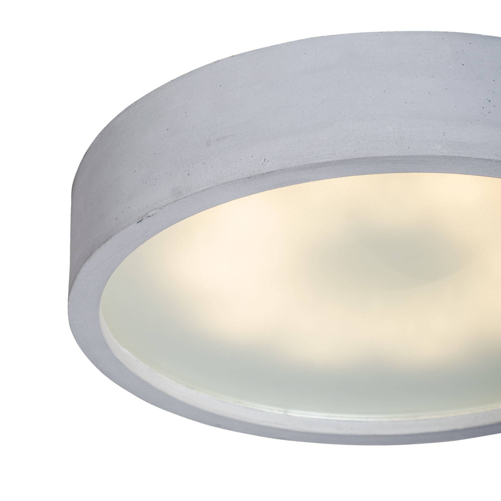 LOFTLIGHT :: Lampa sufitowa / plafon Plan szara szer. 46 cm