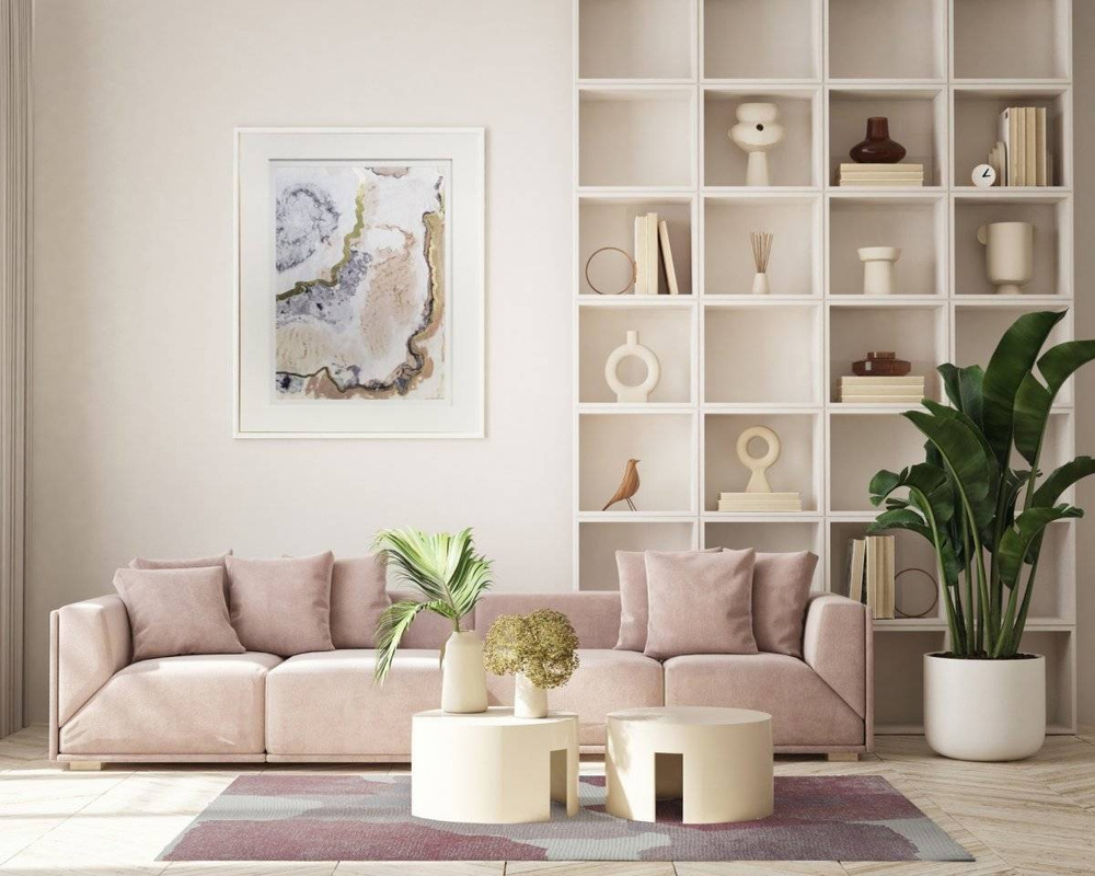 Carpet Decor :: Dywan Lila Rosa różowo-beżowy łatwe czyszczenie