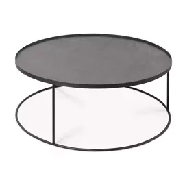Ethnicraft :: Tisch aus Metall Tray Table Heavy Aged Größe xl (ohne TAC) schwarz