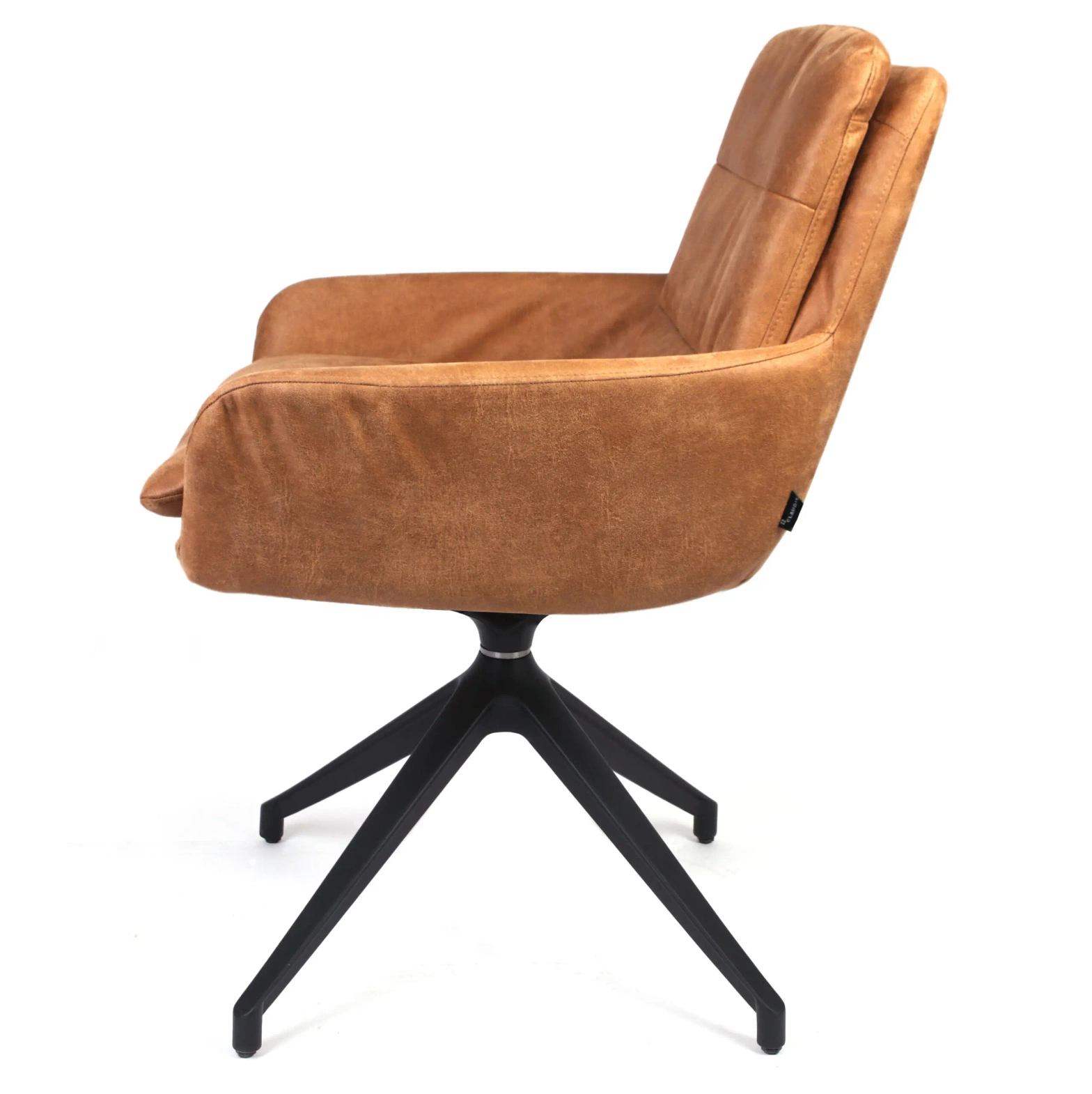 Claudie :: Johan upholstered chair with armrests, metal legs, color to choose from, width 54 cm