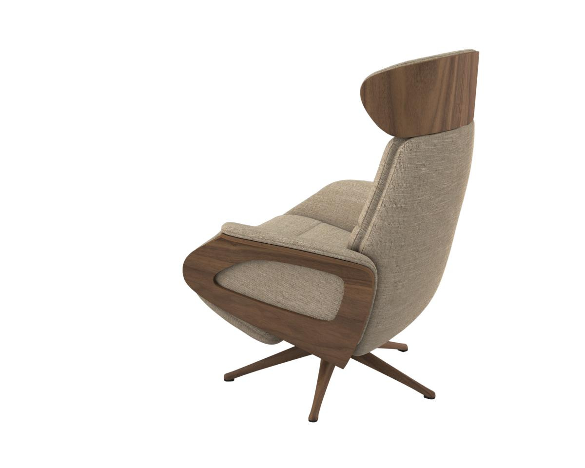 Flexlux : Fotel tapicerowany elektryczny Clement Medium Battery szary