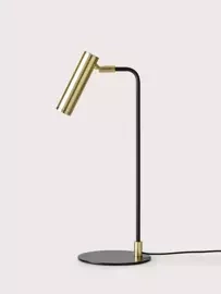 Aromas :: Desk lamp Maru black-gold H: 55 cm