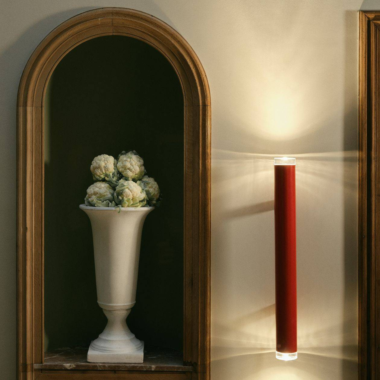 Petite Friture :: Lampa ścienna / kinkiet Pyl wys. 75 cm czerwony