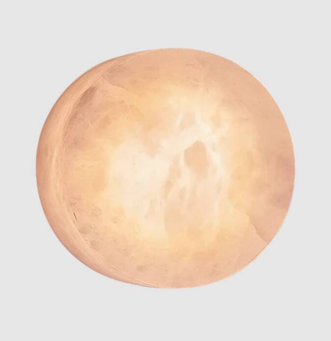 Robin :: Rock ceiling/wall lamp, diameter 14 cm, alabaster IP20 3000K