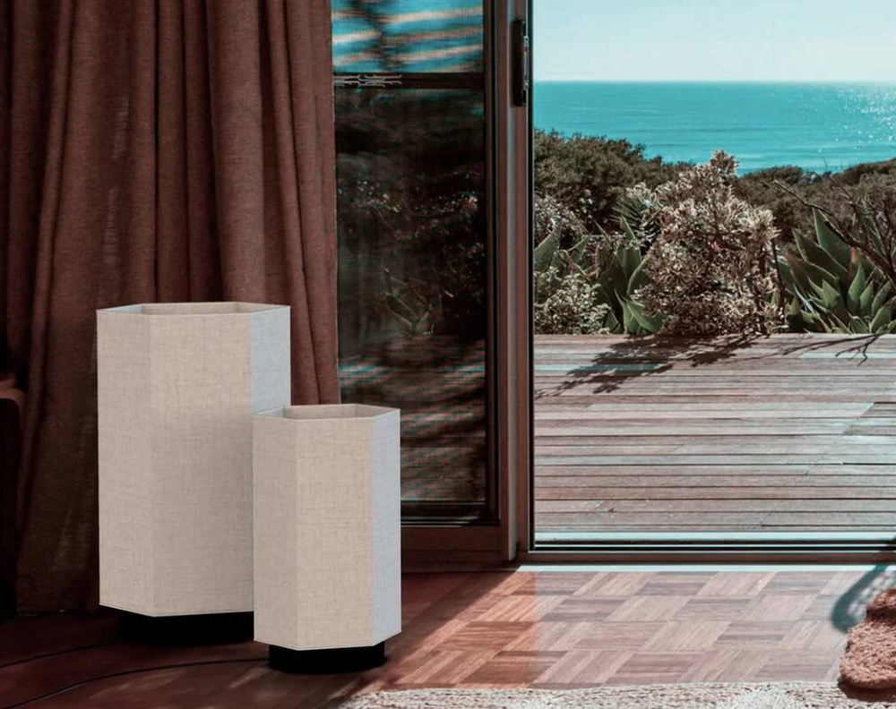 Robin :: Roxi beige floor lamp, diameter 45 cm