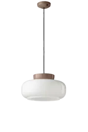 Ferroluce :: Maracana Hängelampe, Durchmesser 37 cm, beige und weiß