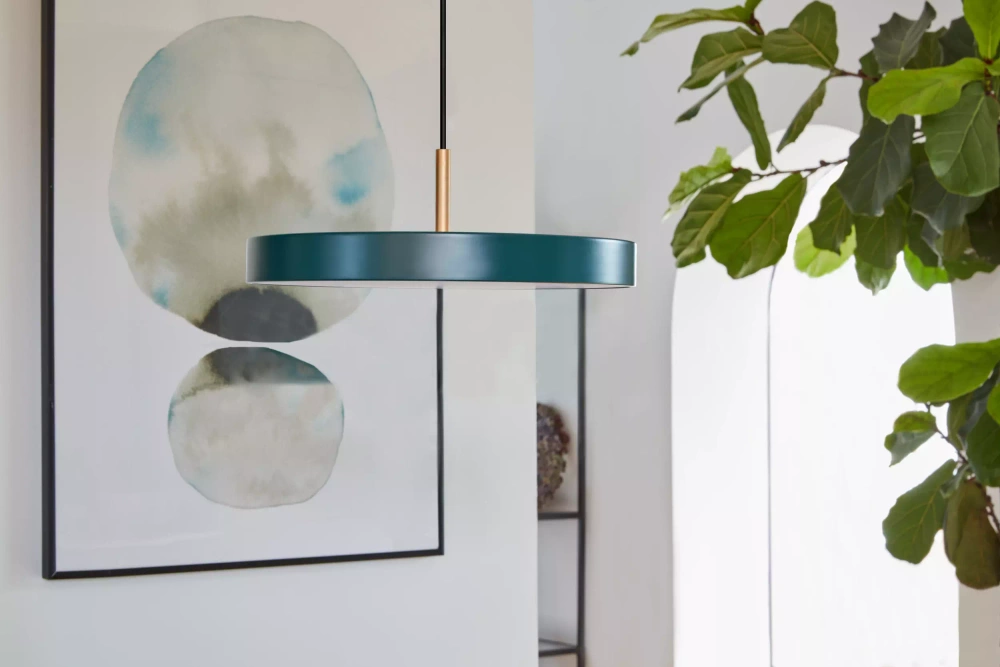 Umage :: Asteria Mini green hanging lamp, diameter 31 cm