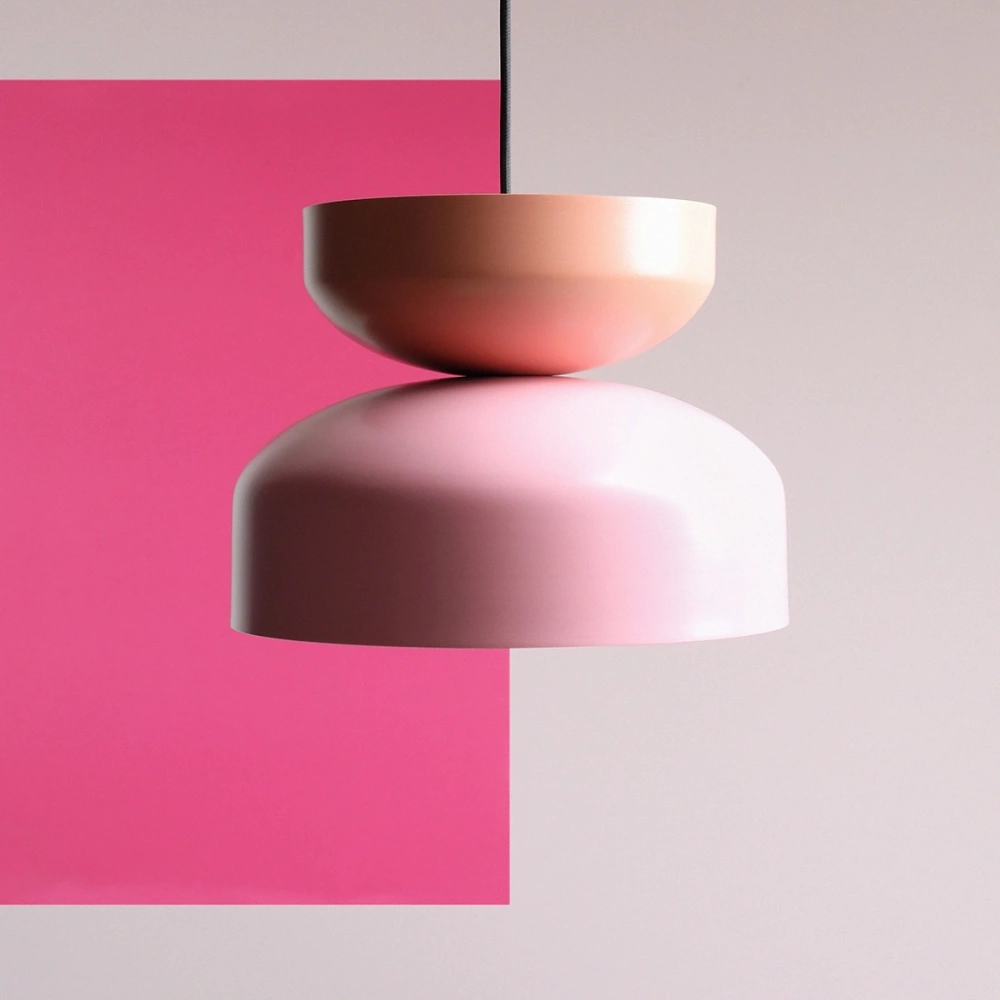 ARTERA :: Modular pendant lamp in pastel colors TULA Pink/Coral