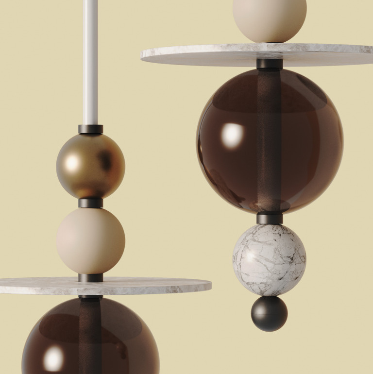 Aromas :: Lampa wisząca Yma wielokolorowa