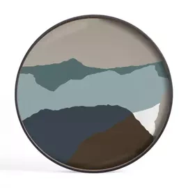 Ethnicraft :: Tablett aus Holz Graphite Wabi Größe xl multi gelöscht