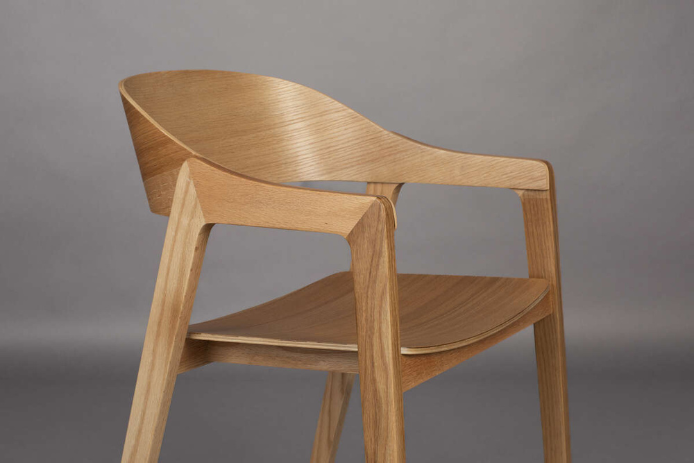 Dutchbone :: Westlake Stuhl, 52 cm breit, Holz, mit Armlehnen