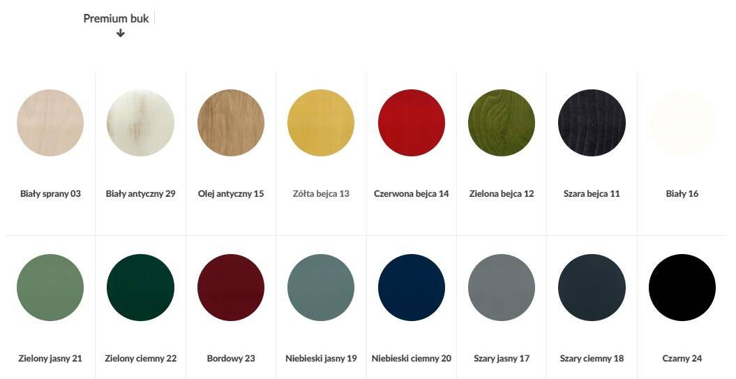 Fameg :: Nopp wooden chair, width 44 cm, color to choose from