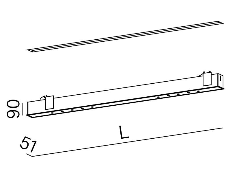 Aqform :: Oprawa wpuszczana LENS biała
