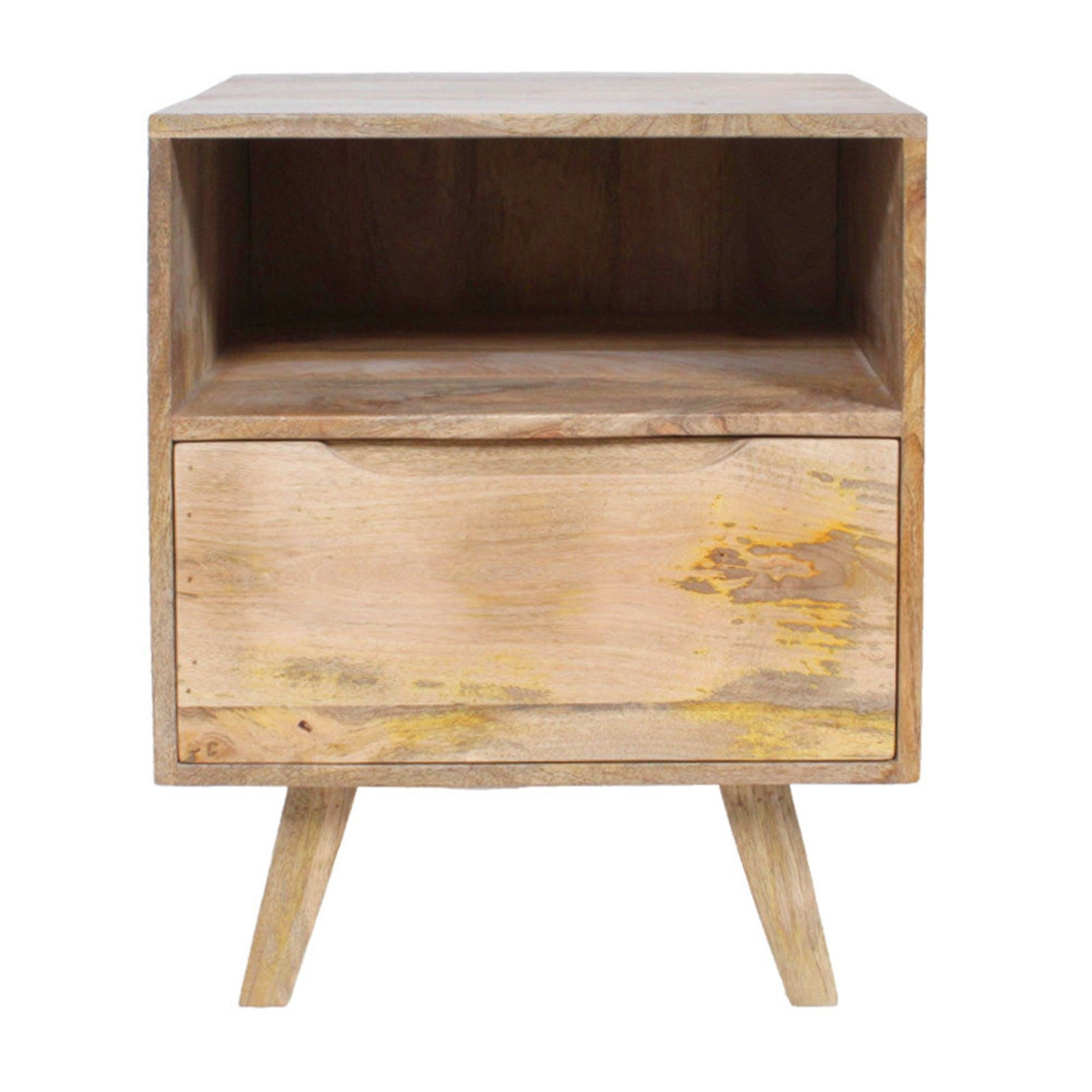 TABLE4U :: Drewniany stolik nocny Nott 45x40x55 - kolor naturalny