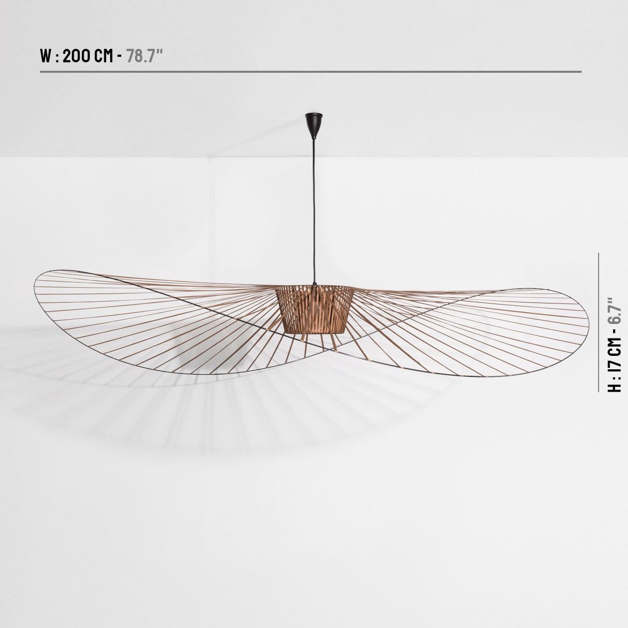 Petite Friture :: Hängelampe Kupfer Vertigo Durchmesser 200 cm