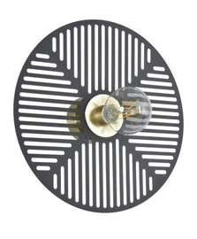 Market Set :: Wandlampe aus Metall Waterlily Durchmesser 40 cm schwarz