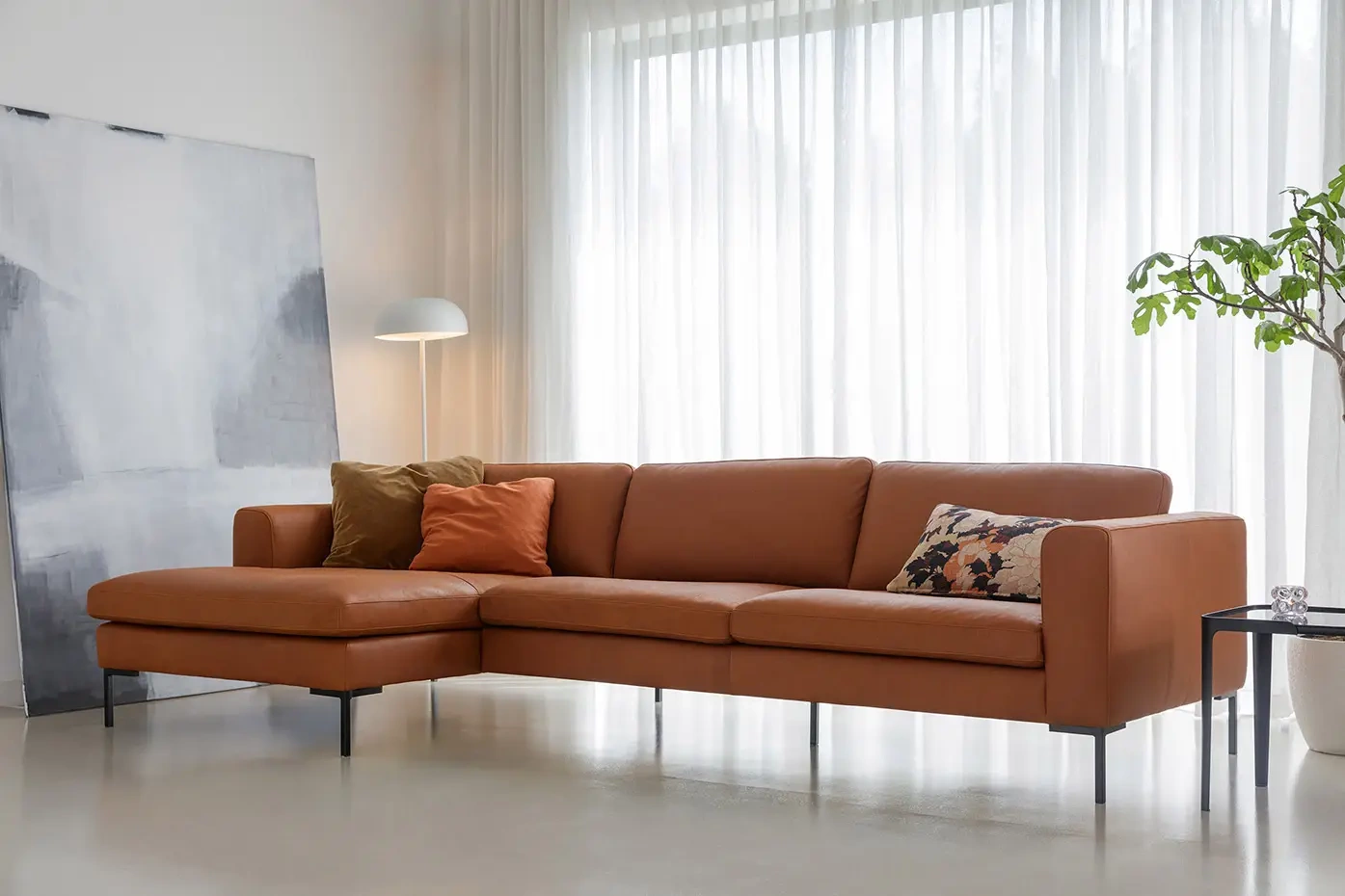 Sitzt :: Elton gepolstertes Ecksofa