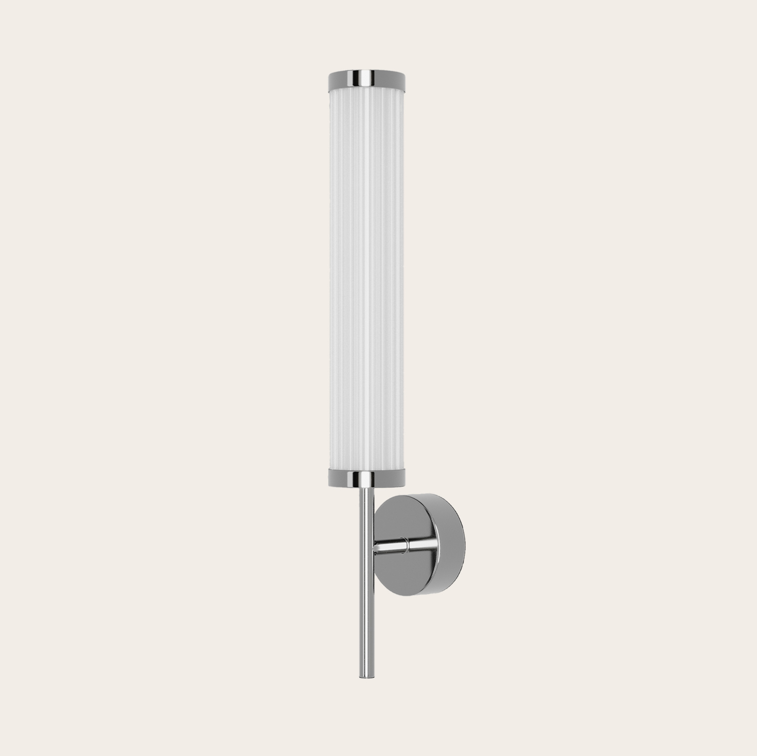 Aromas :: Numu wall lamp / sconce, height 45 cm, chrome