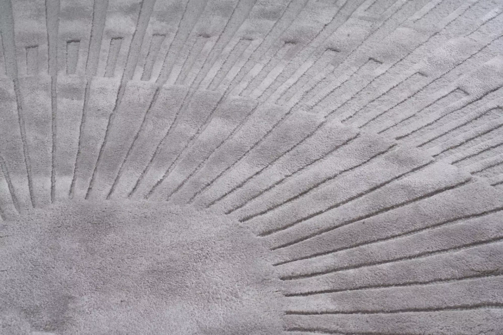 Carpet Decor :: Teppich Radius ręcznie wykonany grau