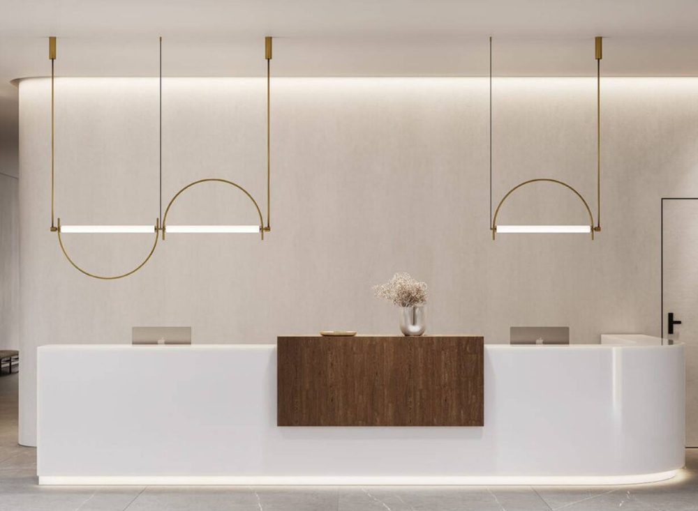 Aromas :: Arc hanging lamp gold