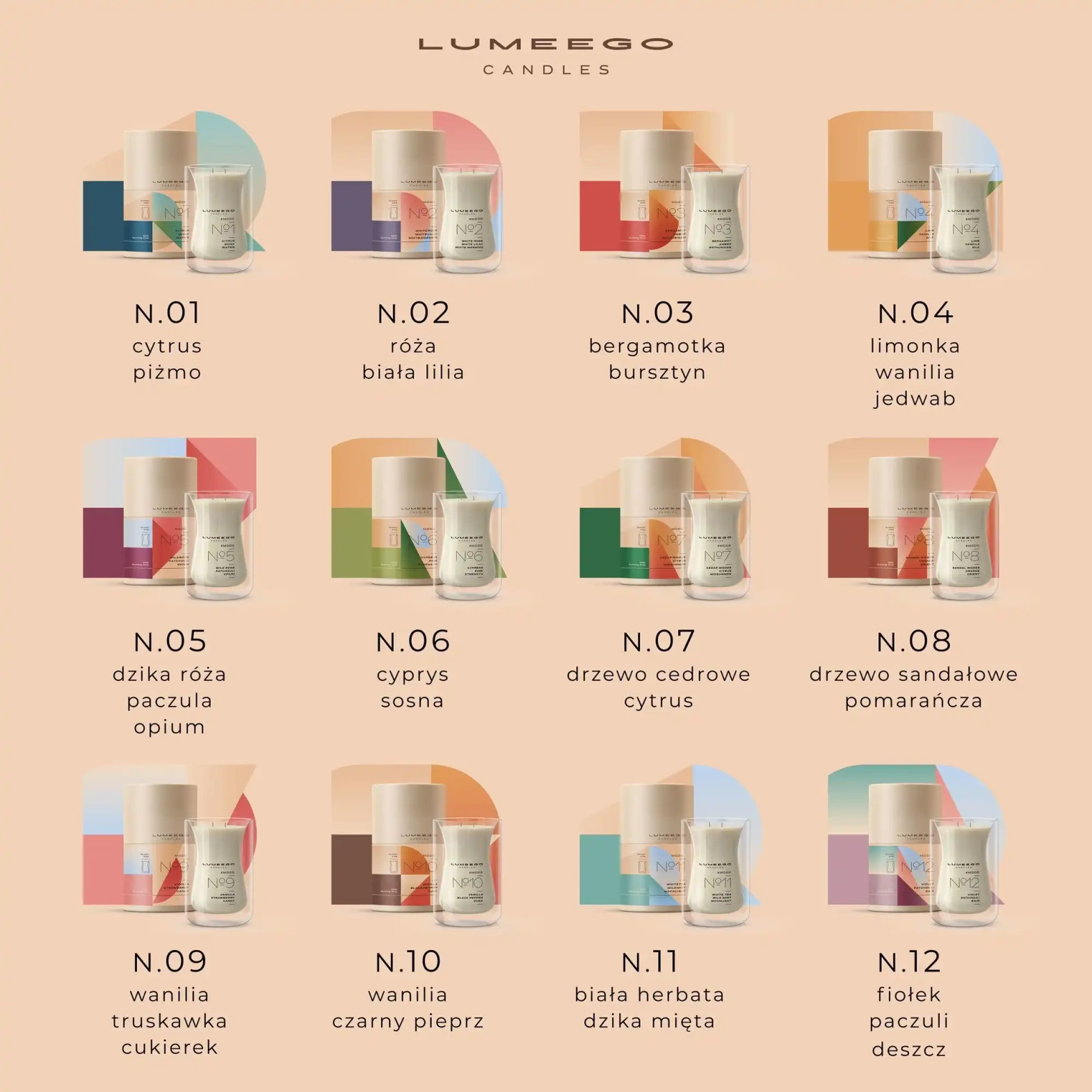 Lumeego :: Candle Queen WAVE L (scent your choice)